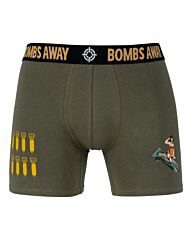 Fostex Boxershort Bombs Away groen