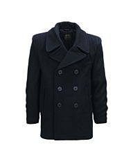 Pea Coat marine jekker zwart kapiteins jas