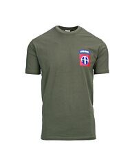 Fostex T-shirt 82nd Airborne chest groen