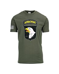 Fostex T-shirt USA 101st Airborne groen