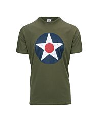 Fostex T-shirt US Army Air Corps groen