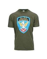 Fostex T-shirt Allied Airborne groen