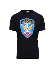 Fostex T-shirt Allied Airborne zwart