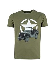 Fostex Kinder t-shirt Jeep Groen
