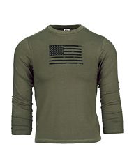 Fostex Kinder Long Sleeve T-shirt USA groen