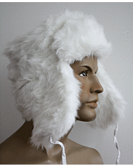Russische bontmuts polar kunstbont wit
