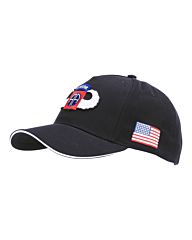 Fostex Baseball cap 82nd Airborne WWII 3D zwart
