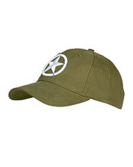 Fostex baseball cap Allied Star WWII 3D groen