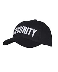 Baseball Cap Security zwart