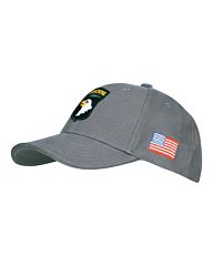 Fostex baseball cap 101st Airborne grijs