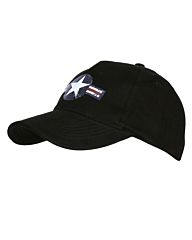 101inc baseball cap USAF WWII zwart