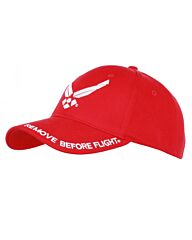 101inc baseball cap Remove Before Flight rood