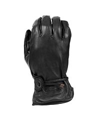 Longhorn leren handschoenen zwart