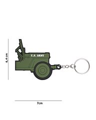 Fostex Sleutelhanger 3D PVC Jeep U.S. Army