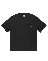 Vintage Industries Gray Pocket T-shirt Black