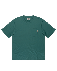 Vintage Industries Gray Pocket T-shirt Ocean Blue