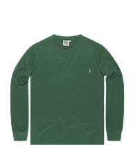 Vintage Industries Grant Pocket T-shirt Longsleeve Bright Green