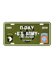 Nummerplaat D-Day US Army