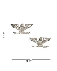 Embleem metaal Colonel rank eagles KL pin