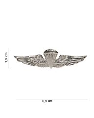 Embleem metaal Wing marine jumper Zilver/Chrome pin