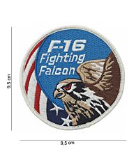 Embleem stof F-16 fighting eagle USA