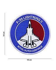 Embleem stof F-35 lightning II royal