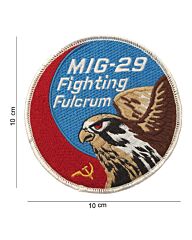 Embleem stof MIG-29 fighting fulcrum