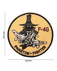 Embleem stof F-4G phantom fighter