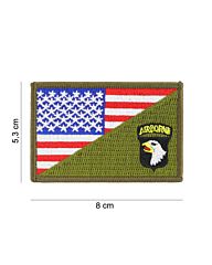 Embleem stof 101st Airborne halve vlag