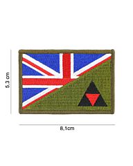 Embleem stof 3rd Infantry halve vlag