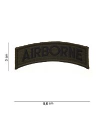 Embleem Airborne tab stof+klittenband