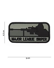 Embleem 3D PVC Major League Sniper dark 