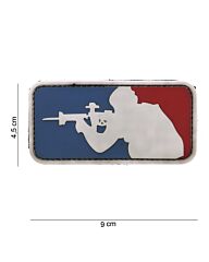 Embleem 3D PVC Major League Sniper