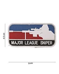 Embleem 3D PVC Major League Sniper color 