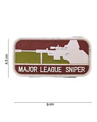 Embleem 3D PVC Major league Sniper Arid