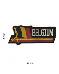 Embleem 3D PVC Belgie wapperende vlag