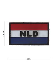 Embleem 3D PVC Nederland-NLD klein