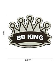 Embleem 3D PVC BB king beige
