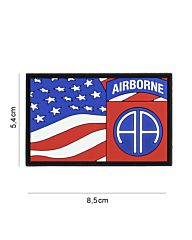 Embleem 3D PVC 82nd Airborne vlag
