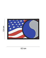 Embleem 3D PVC 29th Infantry vlag