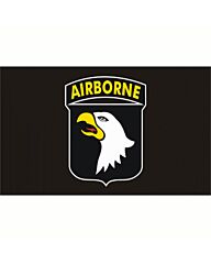 vlag Airborne 101e division zwart