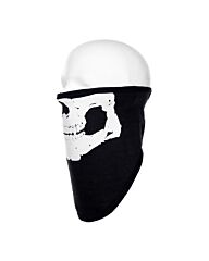 Face Mask Stretch Skull katoen zwart