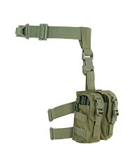 Drop leg M4 MAG pouch groen