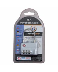 Travel Safe Cijferslot TSA met kabel 