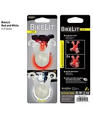 Nite Ize BikeLit Fietslamp 2-Pack Wit & Rood