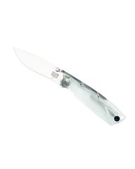 Ontario Zakmes Knife Wraith Folder - Ice Series Clear
