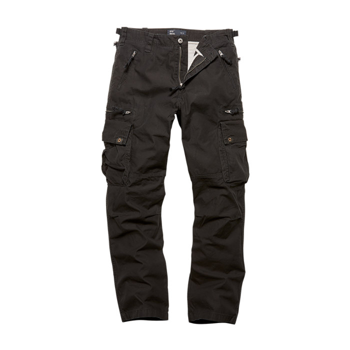 Vintage Industries Rico pantalon zwart