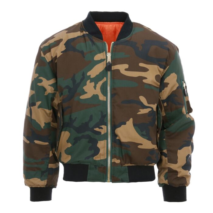 Fostex bomber jack MA-1 woodland camo