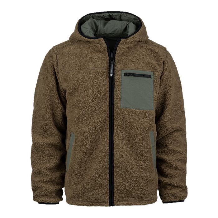 Fostex Reversible Houthakkers Sherpa Softshell Jas Coyote/Ranger Green