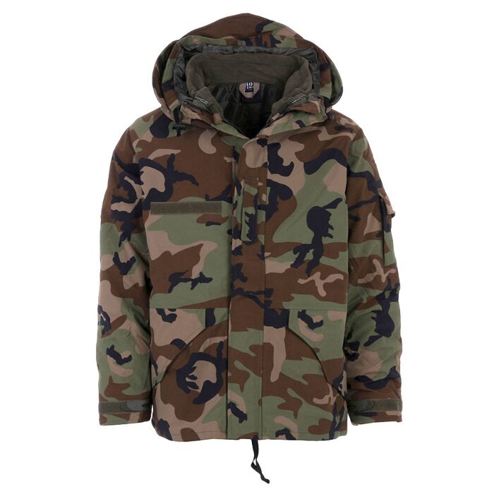 101inc Military Parka waterproof 3 in 1 USA woodland